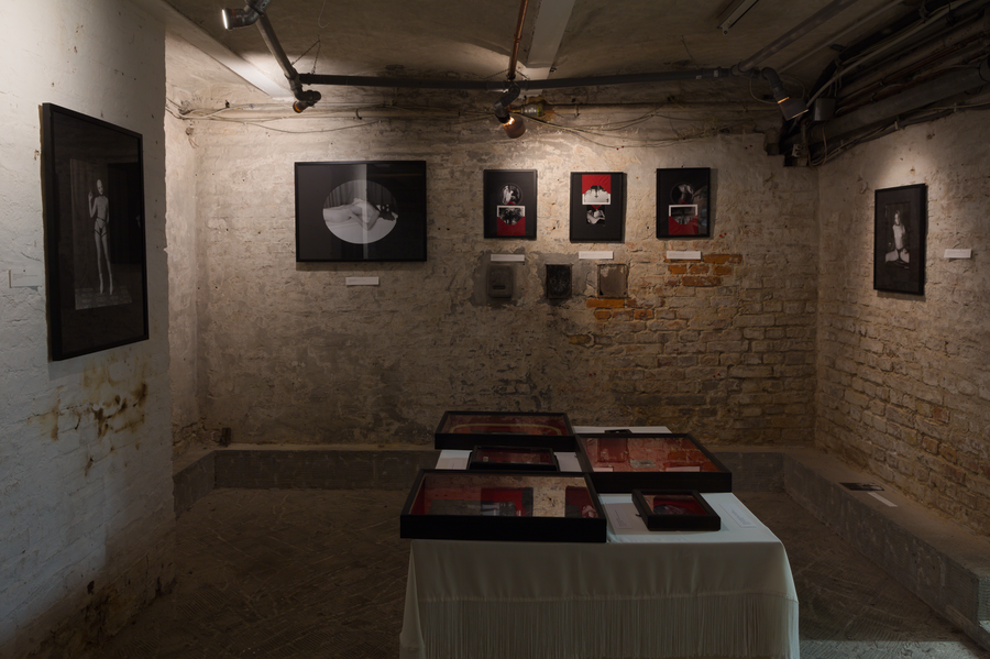 Installation view from photographic art exhibition at Pandora Art Gallery, Berlin, Germany.