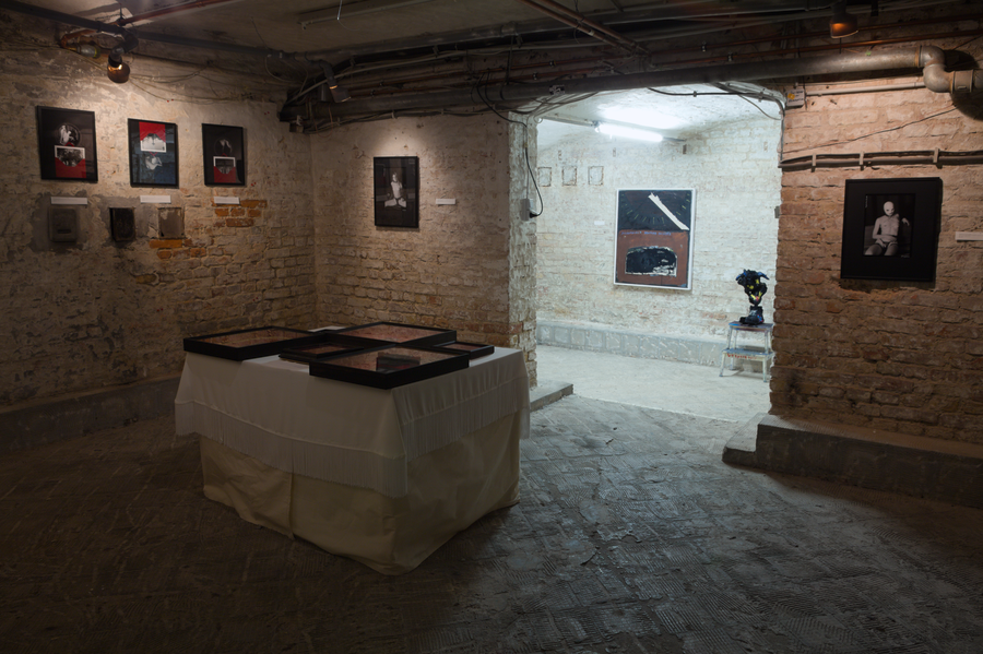 Installation view from photographic art exhibition at Pandora Art Gallery, Berlin, Germany.